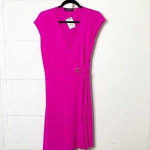NWT Ivanka Trump Fuchsia Wrap Dress